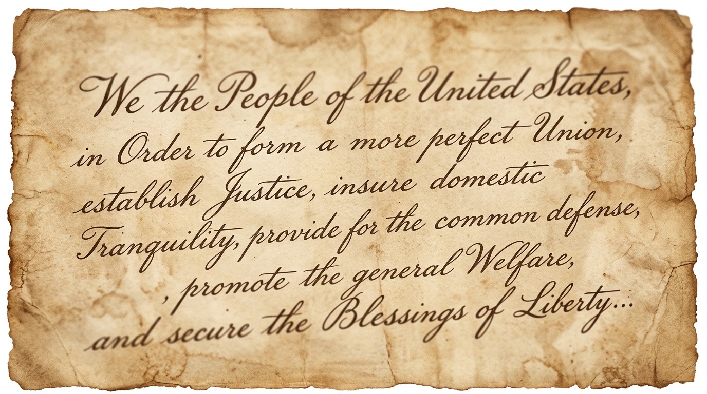 US Constitution Parchment
